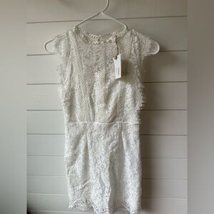 NWT Women’s Lace Knee Length Dress Blu Pepper Size Small